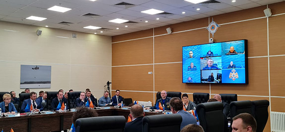 В рамках «круглого стола» выступил Вице президент Холдинга ОСК групп — Кирюханцев Евгений Ефимович 